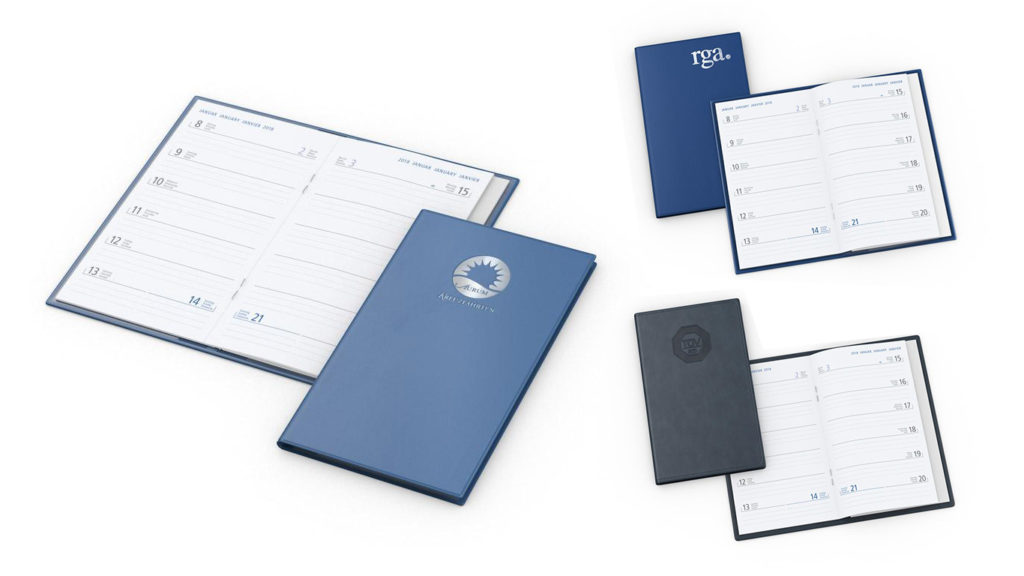 Taschenkalender mit Logo
