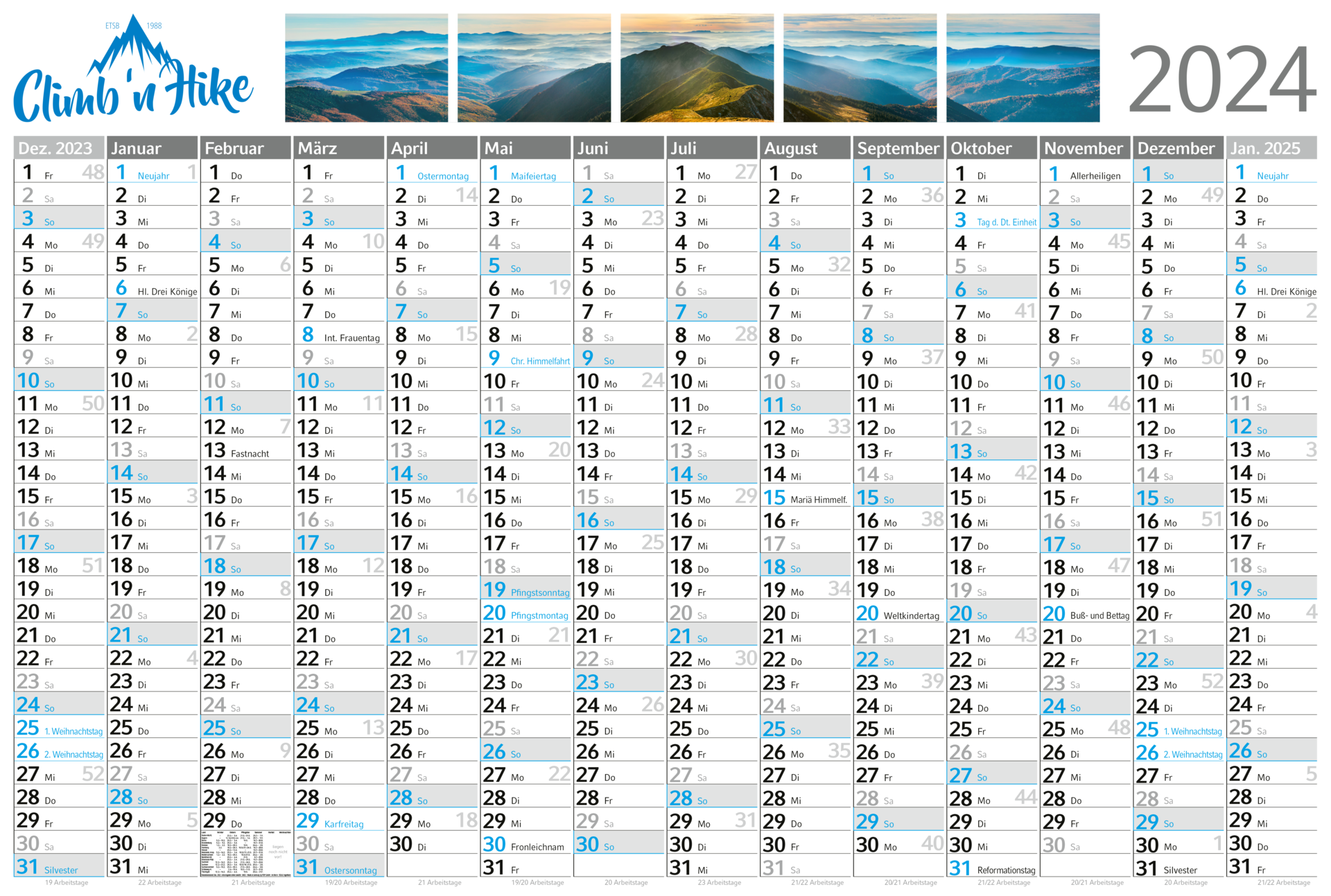 Whiteboard Kalender