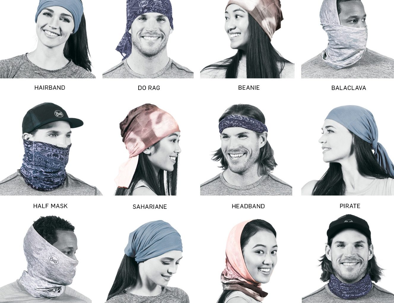 Schlauchschal BUFF – Multifunktionale Maske und Sport Accessoire