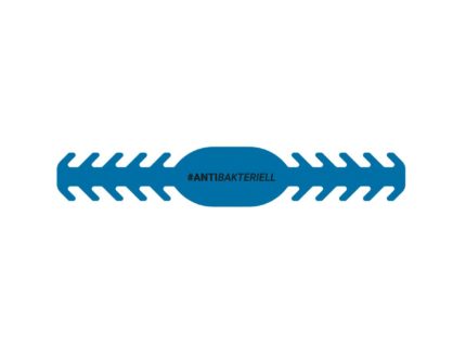 Maskenhalterung Comfort antibakteriell hellblau