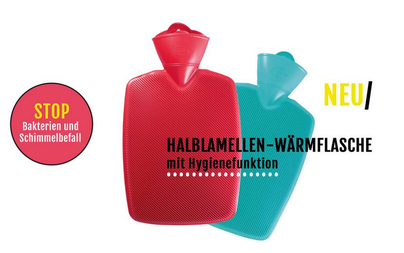 Wärmflaschen - Sanitized mit innovativer Hygienefunktion