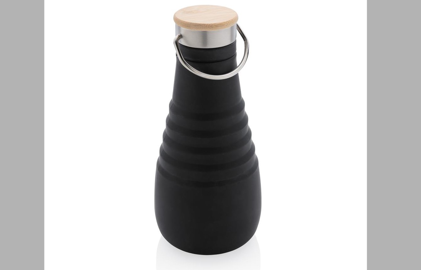 Auslaufsichere, faltbare Silikonflasche