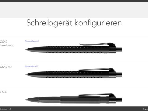 Kugelschreiber mit Firmenlogo konfigurieren