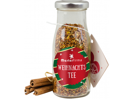 diy flasche weihnachtstee