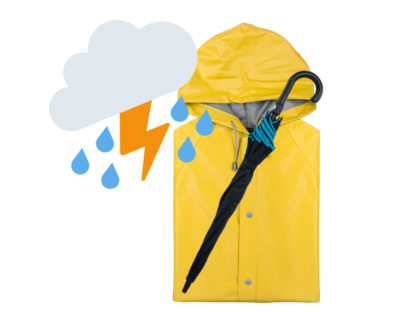 Regen im Herbst? Mit diesen Werbemitteln bleiben Sie trocken!