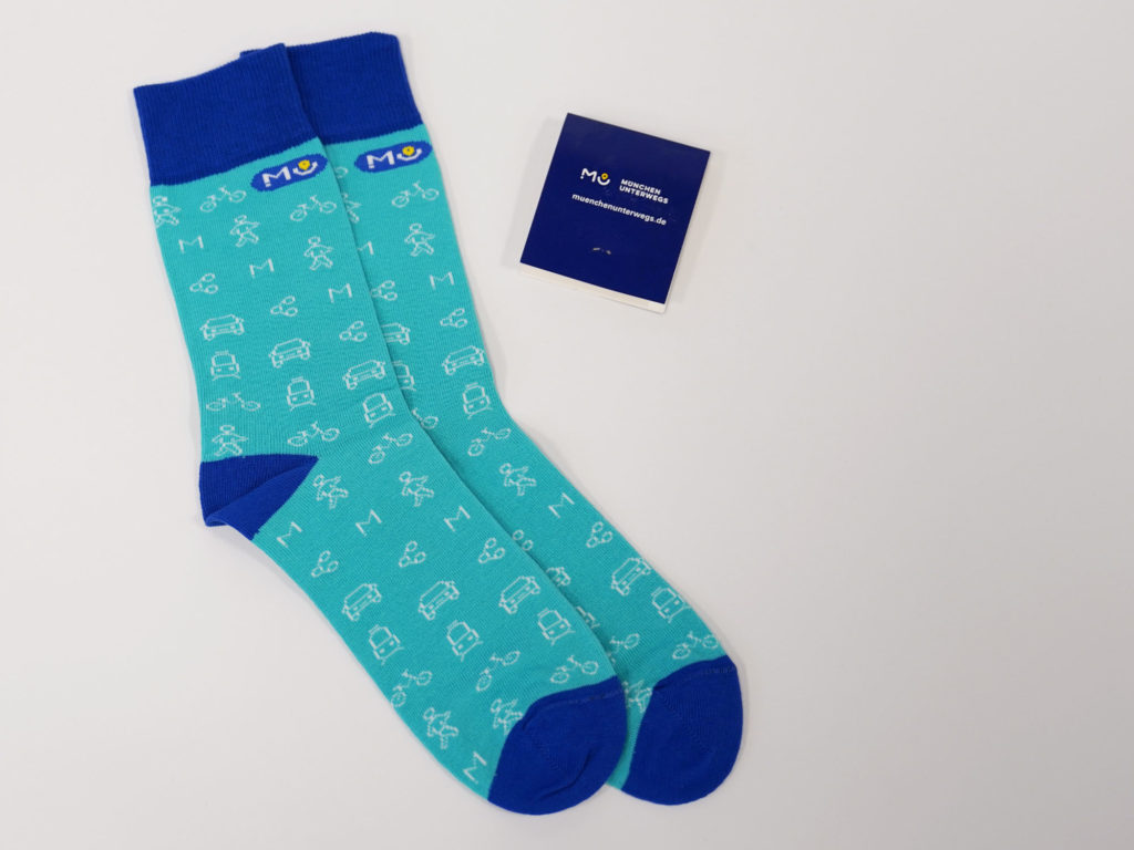 Socken mit logo