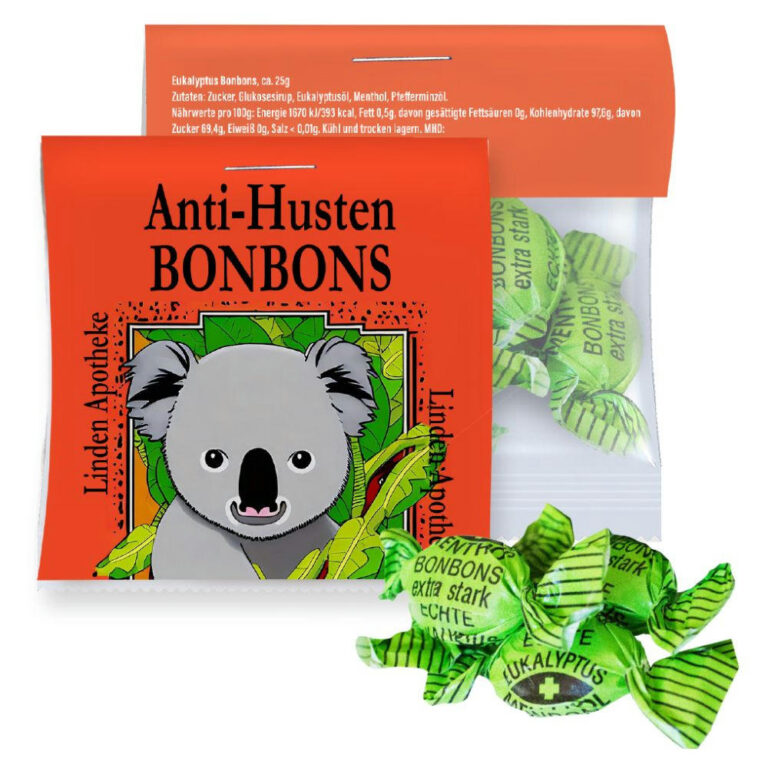 hustenbonbons als werbemittel