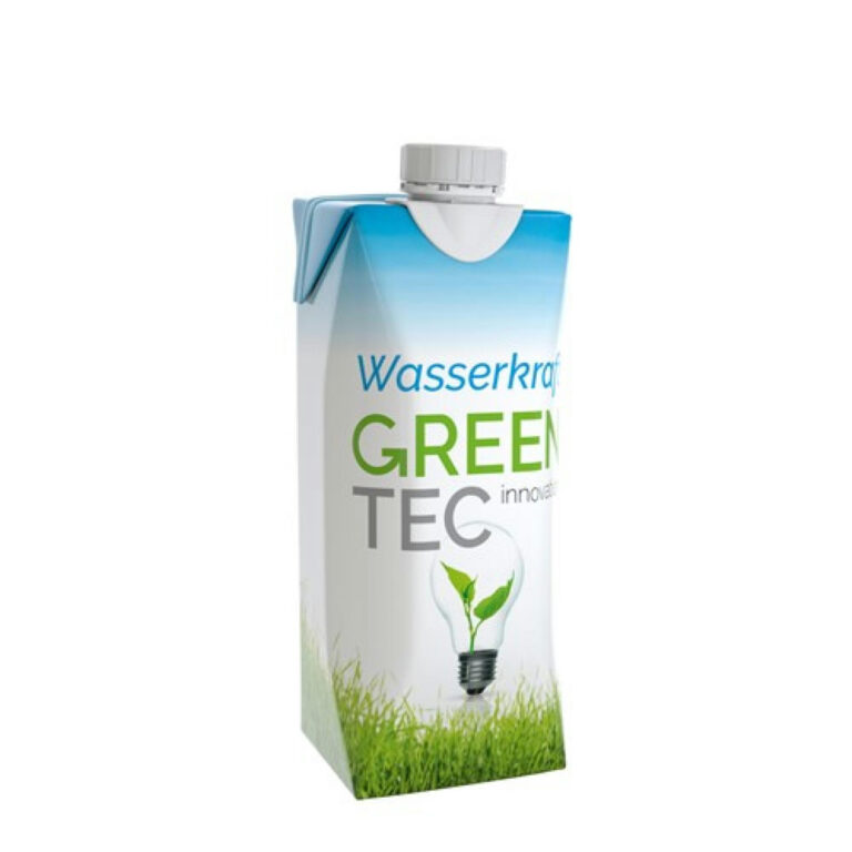 Tetrapack wasser mit logo