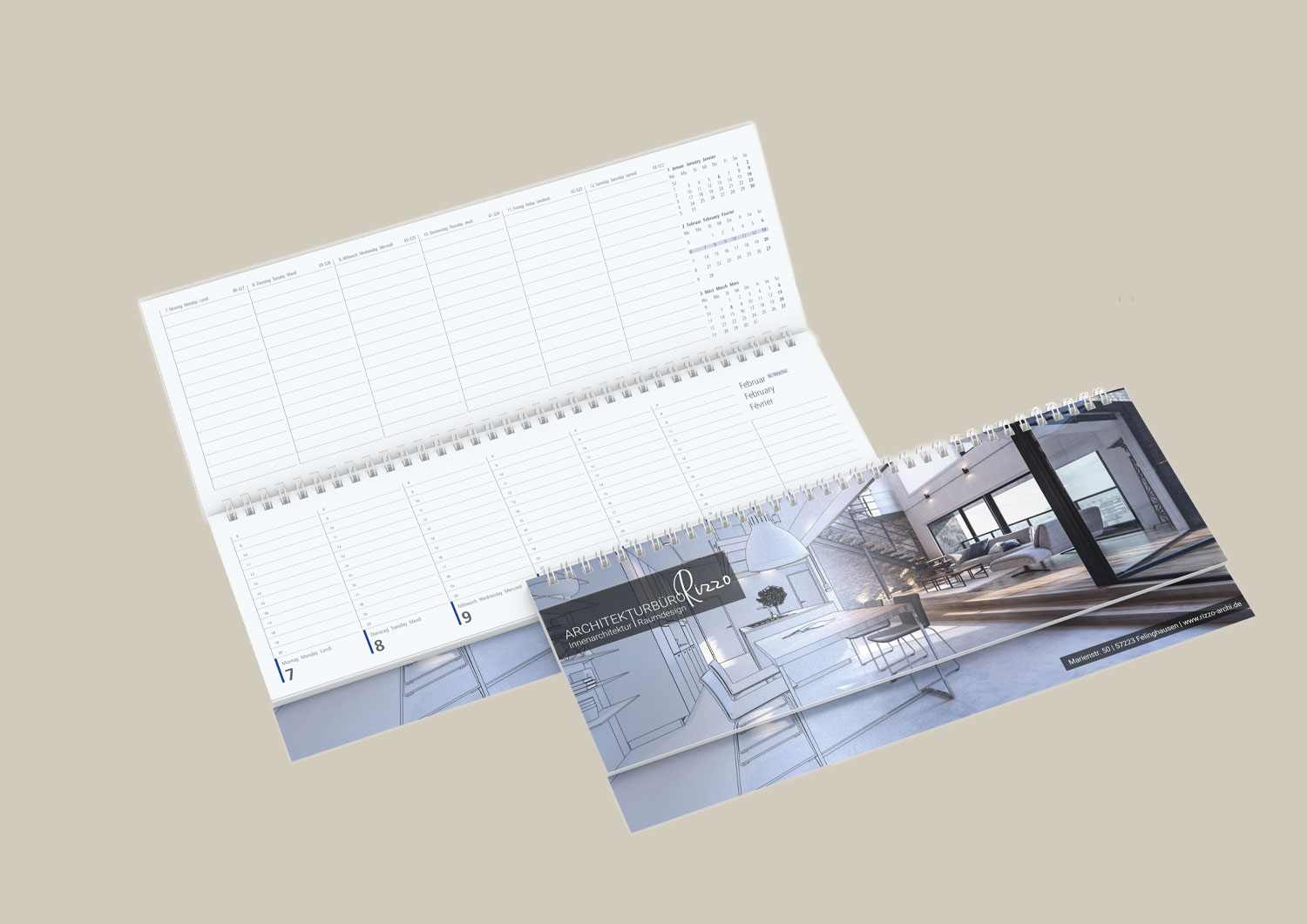 Tischkalender Woche