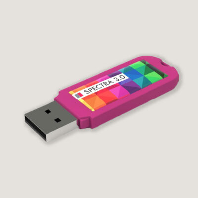 USB Stick mit individuellem Logo Druck aus Plastik