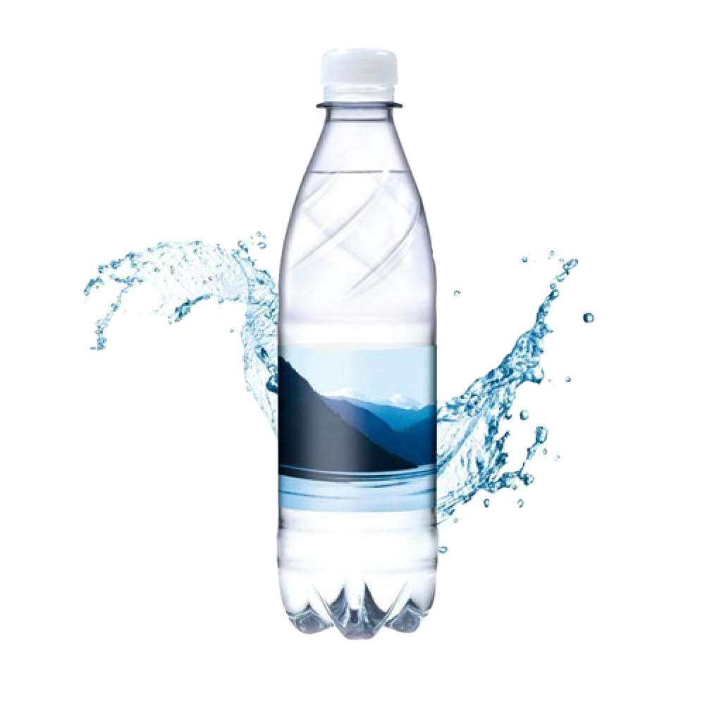 wasserflasche mit branding