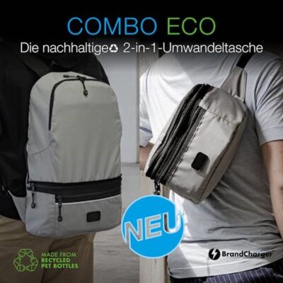 Combo Eco: Die ♻ 2-in-1- Umwandeltasche