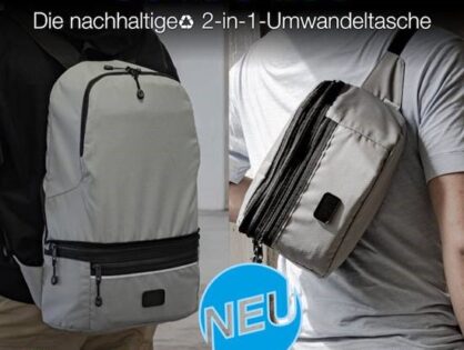 Combo Eco: Die ♻ 2-in-1- Umwandeltasche